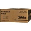 LogiLink S/FTP Cat7 AWG23 1000MHz instaliacinis kabelis, 200 m., oranžinės spalvos