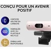 Internetinė kamera Logitech BRIO 500, Rožinės spalvos