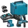 Makita Smūginis gręžtuvas 2x18V DHR281PT2J 2.9J 2x5.0Ah BL + rankena