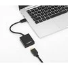 Adapteris USB Manhattan USB-A - HDMI Juodas (153690)
