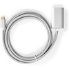Nedis USB adapteris | USB 3.2 Gen 1 | USB-C™ jungtis | HDMI™ | energijos tiekimas | 2,00m | apvalus | Paauksuotas | Pintas / nailonas | sidabras | pakavimas su