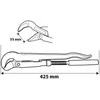 Neo Tools Vamzdžio raktas tipas "S", 1,5 ", 425 mm