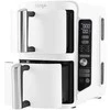 Karšto oro gruzdintuvė Ninja Double Stack XL, 2 lygių, 9,5 l, SL400EU, balta