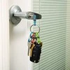 Raktų juosta Nite Ize KeyRing + 5x mikro karabinų skaidrus spalvų derinys (KRGP- 11- R3)