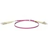 Efb Elektronik EFB Electronics Fiber Optic Duplex Komutacinis kabelis LC - LC 0.5m 50/12 0.5m LC OM4 violetinis šviesolaidinis kabelis (O0319.0.5)