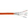InLine S / FTP montavimo kabelis, PIMF, 7a Cat.7a, AWG23, 1200MHz, Halogen Free, Oranžinis, 300m (70300I)
