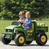 Peg Perego John Deere Double visureigis, maitinamas 12V Gator HPX akumuliatoriumi