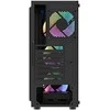 Kompiuterio korpusas Darkflash DK151 LED su 3 ventiliatoriais - juodas