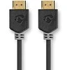 Nedis HDMI™ kabelis | HDMI™ jungtis | HDMI™ jungtis | 8K@60Hz | eARC | Paauksuotas | 2,00m | PVC | Antracitas | Pakuotė su peržiūros langeliu