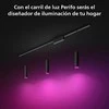 Lubinis šviestuvas Philips Hue Perifo 3xcylinder pakabinamos lubos juoda