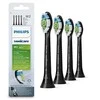 4 dalių šepetėlių galvučių pakuotė Philips Sonicare Optimal White HX6064/11, Juodos
