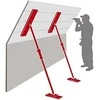 Piher Neslystantys padeliai Multi-Prop atramoms 6X70cm