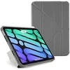 Pipetto Pipeto – iPad mini 6 Origami No1 dėklas (spalva: tamsiai pilka)