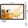 Planšetė Samsung Galaxy Tab S8+ WiFi 8GB/128 GB Pilkas (Gray)