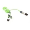 Platinet kabelis USB – microUSB/Lightning 1m, žalias (42872)