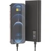 Išorinė baterija POWER BANK Platinet LED 10000mAh (2xUSB; 1xType-C; QC3.0 22,5W) juoda