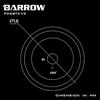 Barrow D5 pump housing, aliuminio – baltas