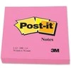 3M Lipnūs lapeliai Post-it Neon, 76 x 76 mm, 100 lapelių, geltona