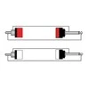 Procab Kabelis 2 x RCA/Cinch kištukas – 2 x 6,3 mm monofoninis kištukas 5 m jungtis – CLA631/5