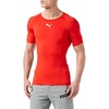 Puma LIGA Baselayer SS vyriški marškinėliai raudoni 655918 01 (XL)