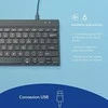 R Go Tools COMPACT BREAK Klaviatūra QWERTZ - DE Juodas su laidu