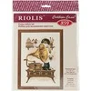 RIOLIS – Create It Yourself – Siuvinėjimo rinkinys „Katė prie gramafono“ 859 (18x24 cm)