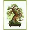 RIOLIS - Create It Yourself - Siuvinėjimo rinkinys „Bonsai pušis - ilgaamžiškumo simbolis“ 1037 (35x45 cm)