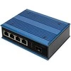 Šakotuvas Jungiklis Digitus DIGITUS Jungiklis Ind. 4-Port 10/100 mėlyna