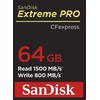 Atminties kortelė SANDISK CF EXPRESS TYPE 2 64GB EXTREME PRO