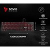 Mechaninė žaidimų klaviatūra Savio Tempest RX FULL Outemu RED, ENG išdėstymas