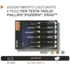 Bahco Atsuktuvų rinkinys ERGO™ 6 vnt - PH1/2; PZ1/2; SL3,5/5,5