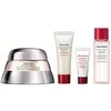 „Bio-Performance“ rinkinys „Shiseido“: „Bio-Performance Advanced Super Revitalizing Hyaluronic Acid Anti-Ageing Day &amp; Night“ kremas veidui, 50 ml + „Ultimune Antioxidants Hydrating &amp; Repair“ dieninis ir naktinis serumas veidui ir kaklui, 5 ml + „Benefiance Cleansing Cleansing“ valiklis