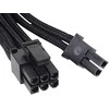 Silverstone 6+2-PCIe-Kabelis (2x) für modulare Netzteile - 550mm
