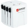 Kelioninis tinklo adapteris 230V 2.5A MUV micro kištukai AU/CN/UK/US/IT - lizdas EU (be įžeminimo) SKROSS