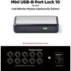 Klaviatūra Smart Keeper Smartkeeper Smartkeeper UL04P1GN bloker portów Blokada portu Žalias 10 vnt.