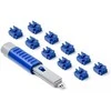 Šakotuvas Smart Keeper Smartkeeper SmartKeeper Basic "RJ45 Port" Blocker dunkelblau 10 Stk.+Key
