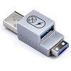Šakotuvas Smart Keeper Smartkeeper SmartKeeper Basic "USB-A Port" Smart Data Blocker dunkleblau