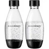 Buteliukai SodaStream DWS Fuse, juodos spalvos, 2 x 0,5 l