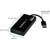 StarTech USB-A - 0.1 m Juodas (USB32HD4K)