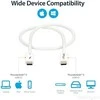 USB kabelis StarTech USB-C – USB-C 0,5 m baltas (TBLT34MM50CW)