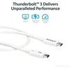 USB kabelis StarTech USB-C – USB-C 0,5 m baltas (TBLT34MM50CW)