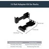 Startech Components Serverio stelažo gylio adapterio rinkinys – 1U