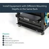 Startech Components Serverio stelažo gylio adapterio rinkinys – 1U