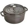 Ketaus puodas STAUB Cocotte 20cm 2,2l, grafito spalvos