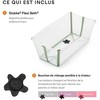 Stokke Flexi Bath - sulankstoma vaikiška vonelė | Skaidri žalia