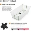 Stokke Flexi Bath - X-Large sulankstoma kūdikio vonelė | Skaidri žalia
