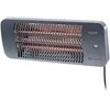 SUNRED® Lugo Quartz pakabinamas infraraudonųjų spindulių terasos šildytuvas LUG-2000W, 2000 W, Pilkas