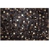 Beliani Odos skiautės kilimas 160 x 230 cm rudos spalvos BANDIRMA
