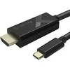 Adapteris AV Techly Adapteris Kabelis USB-C M auf HDMI M 2.0 4K juoda 5m