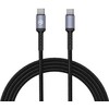 USB-C į USB-C laidas Tellur 3A PD 60W 2 m, juodas